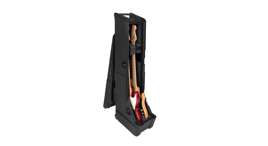 Gator GTR-MINIVAULT-B2 case och stativ till 2 elbasar