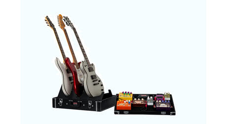 Gator GW-GIGBOXJR pedalboard med gitarrstativ