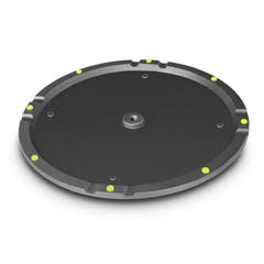 Gravity WB 123 B - Rund gjutjärnsfot för M20-stänger