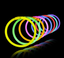Glowstick armband 100 st. (Fast farg)