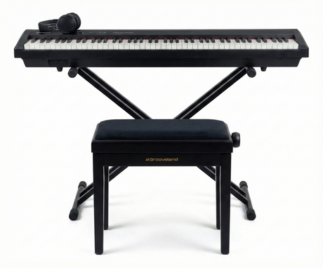 Grooveland P450 Elpiano (Svart) Komplett Paket