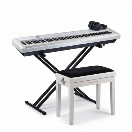 Grooveland P450 Elpiano (Vit) Komplett Paket