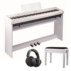Grooveland P22 Komplett pianopaket (Vit)