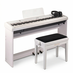 Grooveland P22 Komplett pianopaket (Vit)