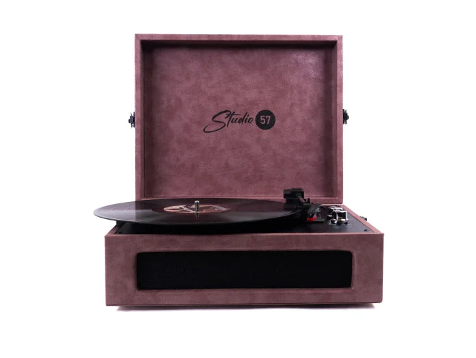Studio 57 Groovy skivspelare (Mauve)