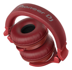 Pioneer DJ HDJ-CUE1BT-R Bluetooth DJ hörlurar (röda)
