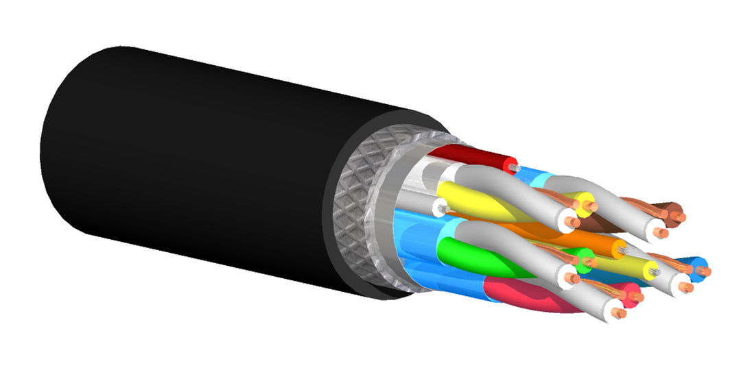 Procab HDMI 26-kabel Ø=8,0mm, avklippt 1 m