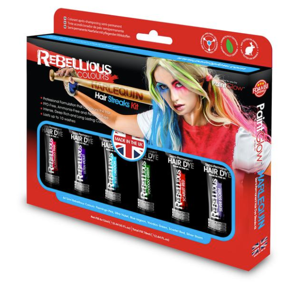 Harley Quin Semi Permanent Hårfärgsuppsättning