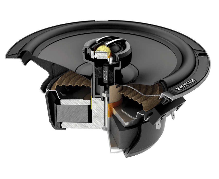 HERTZ CENTO fullton bilhögtalarset (165 mm)