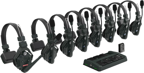 Hollyland Solidcom C1 Full Duplex Wireless Intercom System med 8 headset
