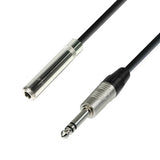 Hörlursförlängningskabel 6,3 mm uttag (3 m)