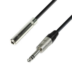 Hörlursförlängningskabel 6,3 mm uttag (3 m)