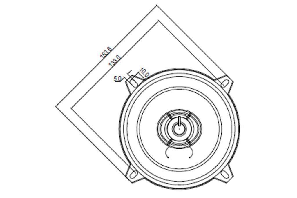 BLAUPUNKT ICx 542 2-vägs bilhögtalare (13 cm, 5,4")