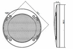 BLAUPUNKT ICx 542 2-vägs bilhögtalare (13 cm, 5,4")