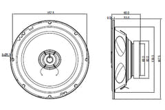 BLAUPUNKT ICx 662 2-vägs bilhögtalare (17 cm, 6,5")