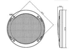 BLAUPUNKT ICx 662 2-vägs bilhögtalare (17 cm, 6,5")
