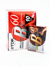 TDK Kassettband (10x60 min.)