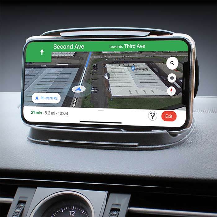 Universal mobilhållare för instrumentbräda