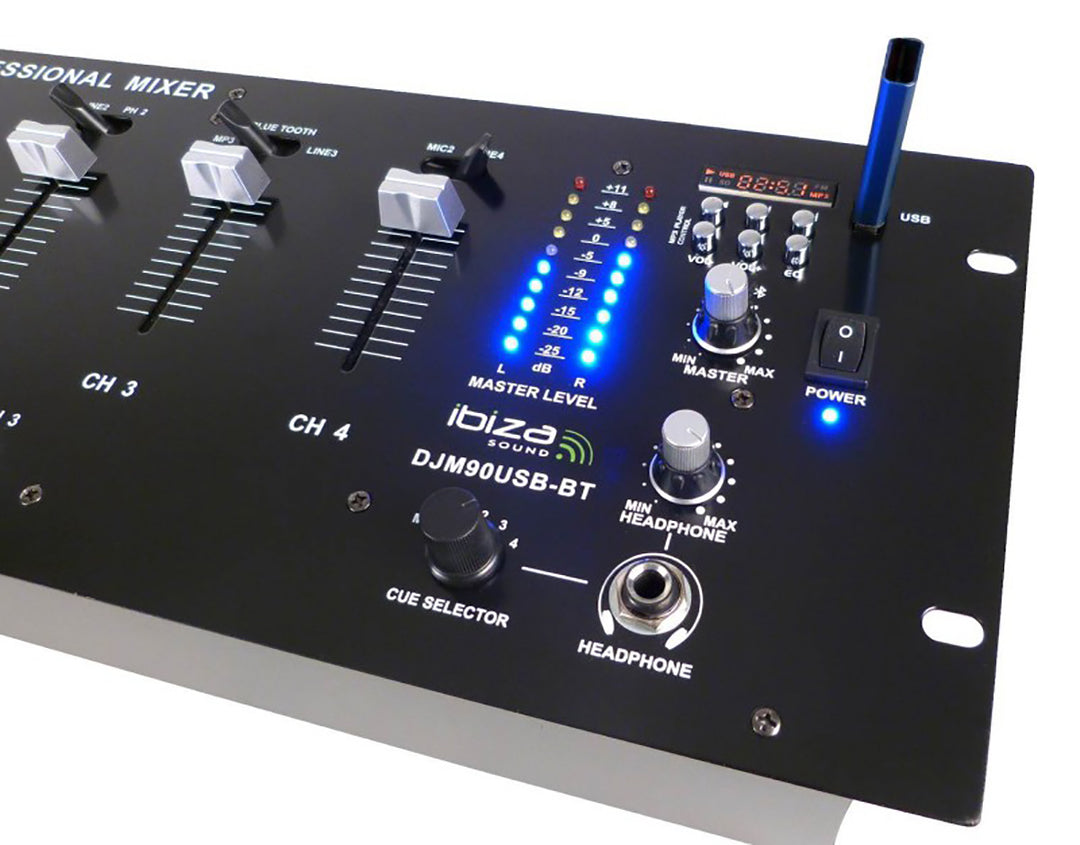 Ibiza DJM90 USB-BT Mixer 