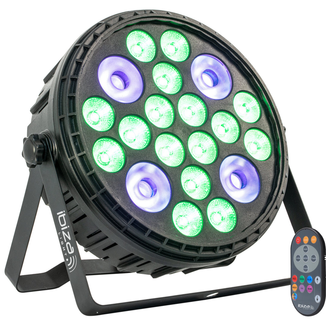Ibiza XL RGBW+UV Par lampa (16x6 + 4x30W)