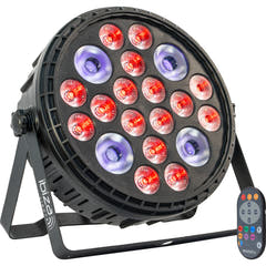 Ibiza XL RGBW+UV PAR-lampa (16x6 + 4x30W)
