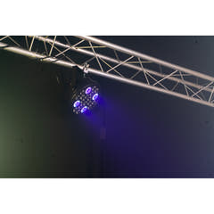 Ibiza XL RGBW+UV PAR-lampa (16x6 + 4x30W)