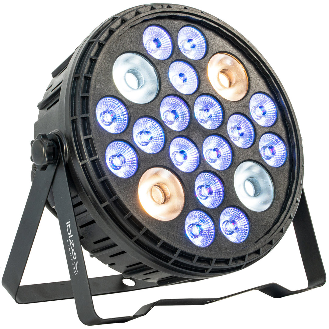 Ibiza XL RGBW+WWCW PAR-lampa (16x6 + 4x30W)