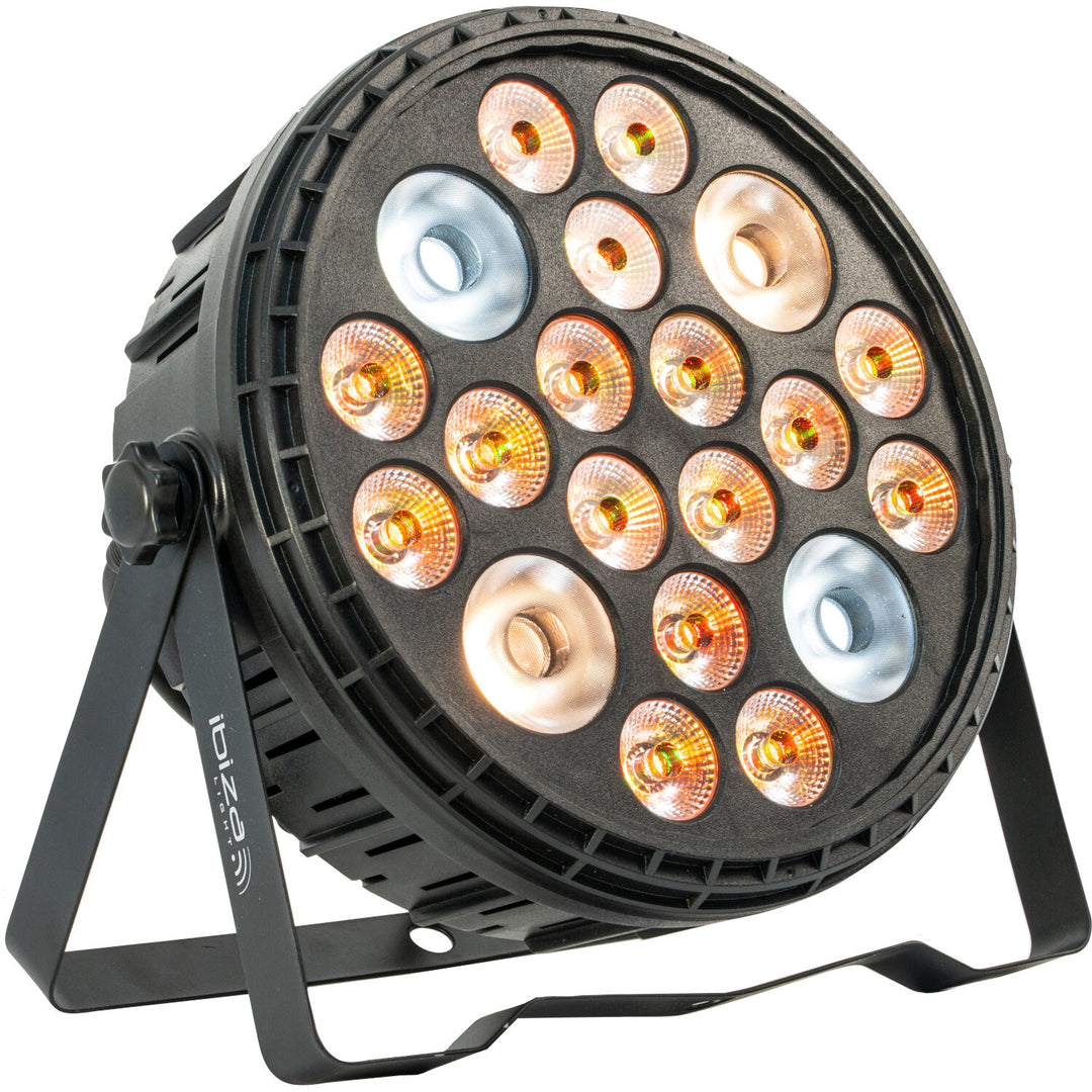 Ibiza XL RGBW+WWCW PAR-lampa (16x6 + 4x30W)