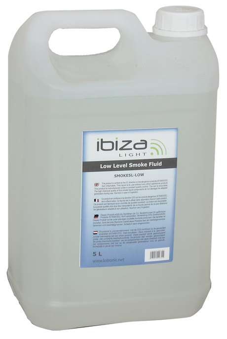 Ibiza Smoke Fluid - Low Fog (5L)