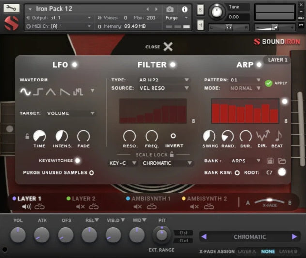 Iron Pack 12 - Preparerade Gitarrer