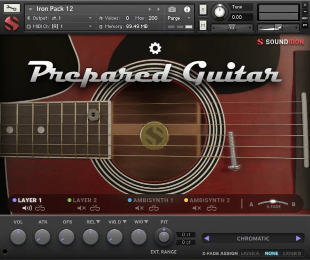 Iron Pack 12 - Preparerade Gitarrer