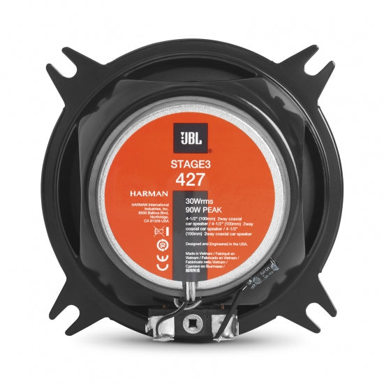 JBL Stage3 427 bilhögtalarset (10 cm, 4")