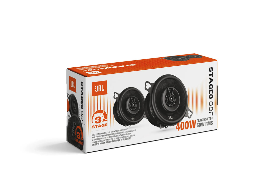 JBL Stage3 Gen2 38F 3,5" koaxiala bilhögtalare