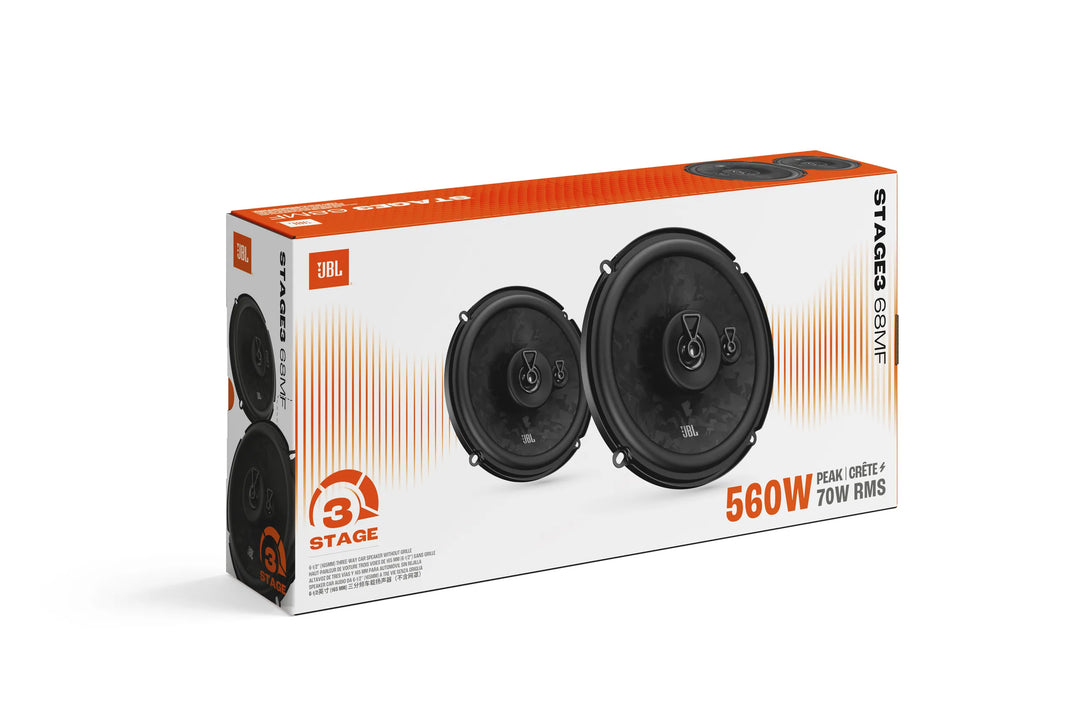 JBL Stage3 Gen2 68MF 6,5" 3-vägs bilhögtalare