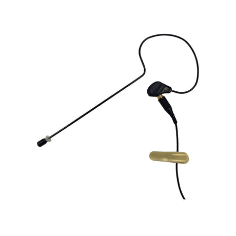JTS CM-801B single ear headset-mikrofoner, svart