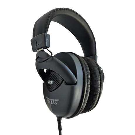 JTS HP-535 slutna studiohörlurar, 64 Ohm