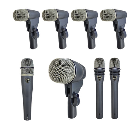 JTS NXB-8M mikrofonerkit med 8 mikrofoner och väska