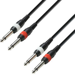 3-stjärnig 6,3 mm stereojackkabel (3 m)