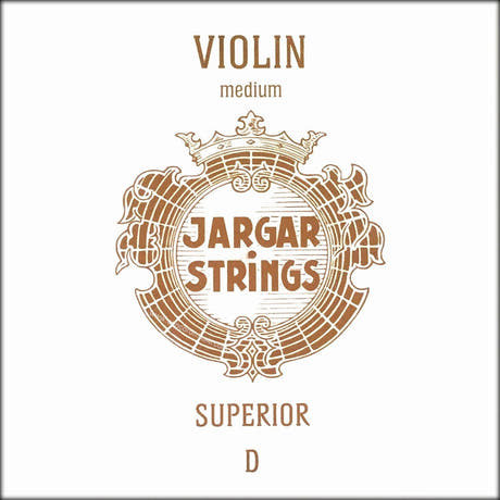 Jargar Fiolersträngar Superior - D syntet/silver