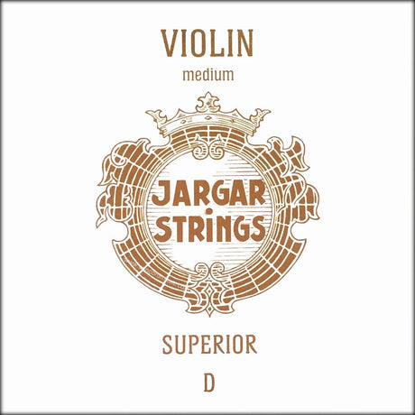 Jargar Fiolersträngar Superior - D syntet/silver