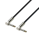 Instrumentkabel 6,3 mm Angle Jack mono till 6,3 mm Angle Jack mono