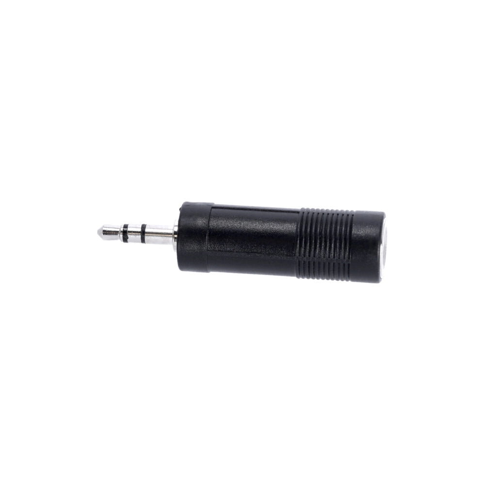 Adapter Ljudkontakt 6,3 mm stereojack hona till 3,5 mm stereojack