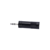 Adapter Ljudkontakt 6,3 mm stereojack hona till 3,5 mm stereojack