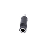 Adapter Ljudkontakt 6,3 mm stereojack hona till 3,5 mm stereojack