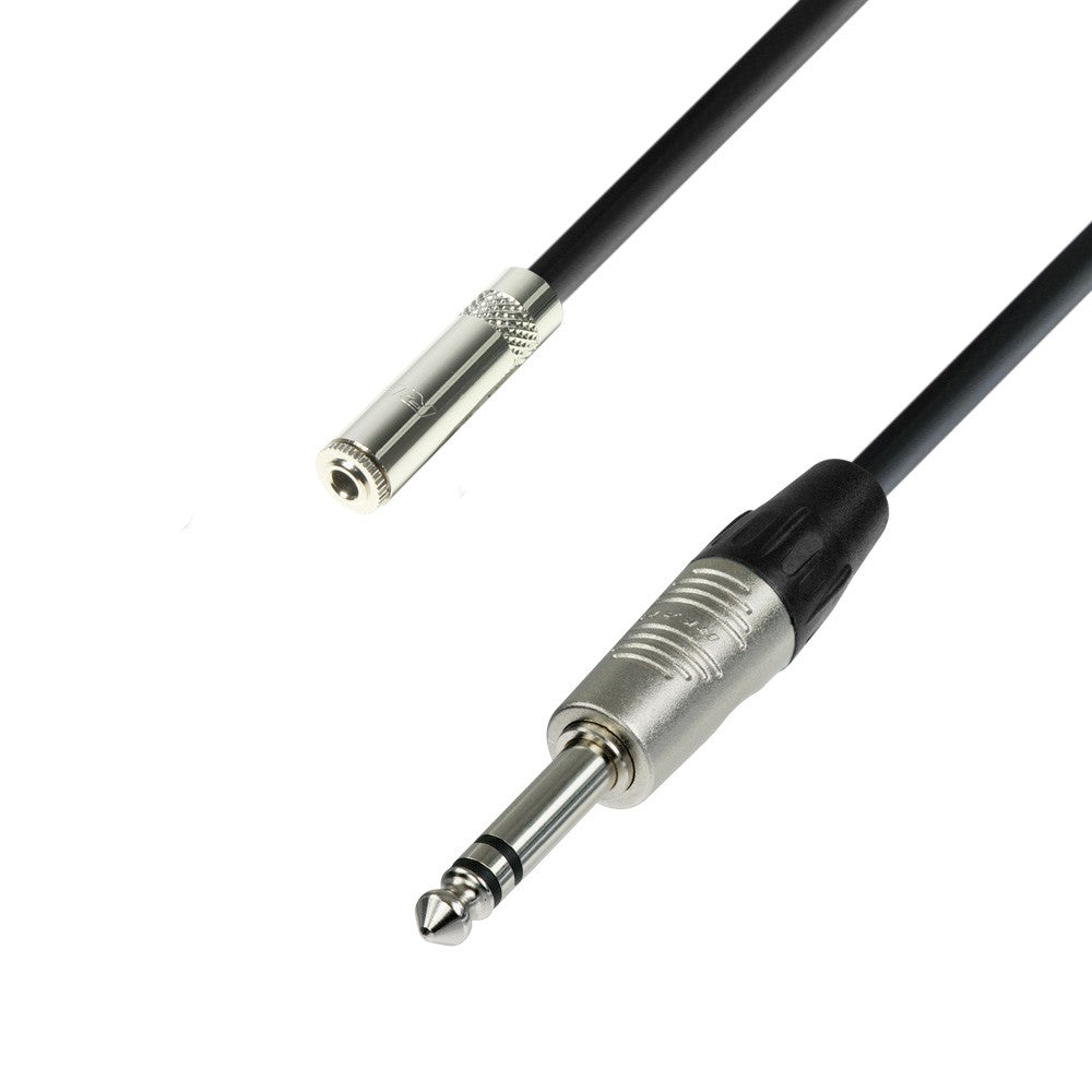 Adapterkabel 6,3 mm Jack Stereo Hane till 3,5 Mini Jack Stereo Hona