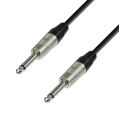 Adam Hall Cables 4 Star Series - Instrumentkabel REAN 6,3 mm Jack mono till 6,3 mm Jack mono 4,5 m