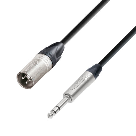 Neutrik XLR hane till 6,3 mm balanserad jack (3m)