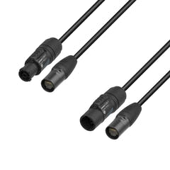 Adam Hall Cables 5 STAR H TCON N 0500 - Hybridkabel för nätverk | Neutrik etherCON® x TRUE1® | 5 m