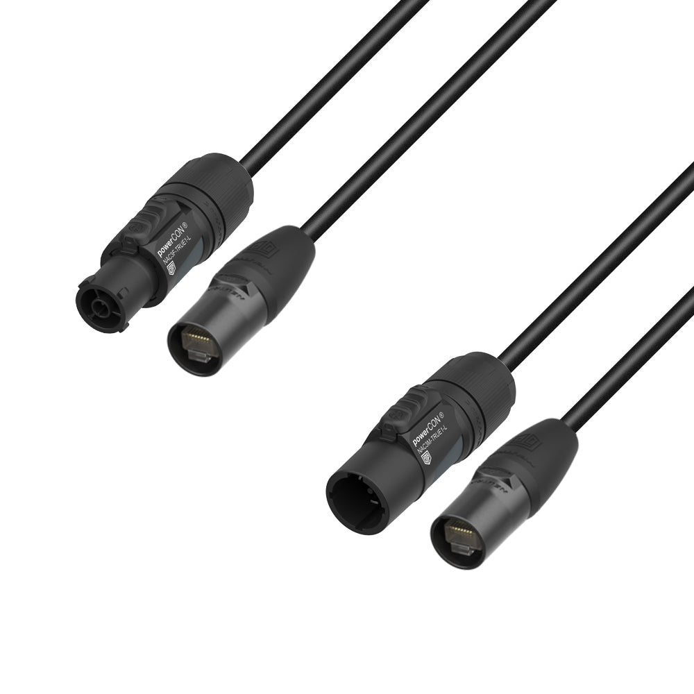 Adam Hall Cables 5 STAR H TCON N 0500 - Hybridkabel för nätverk | Neutrik etherCON® x TRUE1® | 5 m