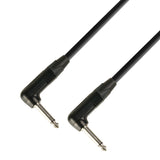 Neutrik Instrument Cable 6,3 mm Vinkel Jack Mono till 6,3 mm Vinkel Jack Mono (15 cm)